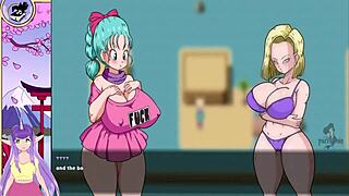 dragon ball bulma's balls licking scene part 1
