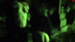 Public show of the tits and pussy in London