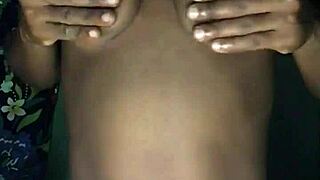 Crazy bitch twerks intensely with clothes on in close up