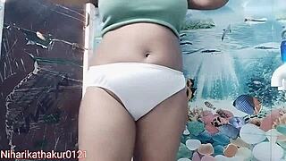 Is it pussy bathing time for this teen babe?