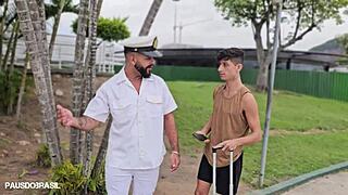 Captain pounds twink's big ass intensely