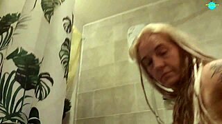 Amateur milf says, 'Watch me masturbate my shaved pussy'