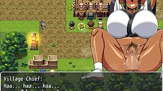 i'm the cute tanned natsuki in the hentai game episode 33 at the festival