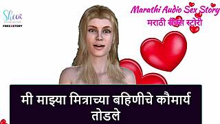 3D porn Indian teen loses virginity to friend's help