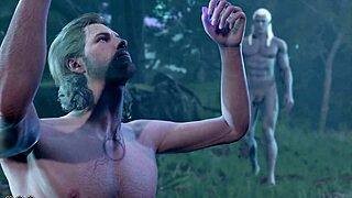 Baldur's Gate 3 naked gay romance with Gale