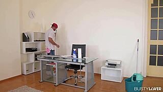 Busty lovers watch as black dude's big dick fucks milf emma butt's big titties in hardcore scene