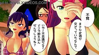 3D anime hentai features detailed blowjob and anal scenes.