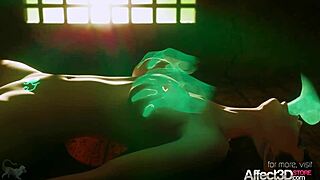 Beautiful women with great assets in a 3D animated porn movie
