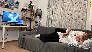 Twink gets gentle ass sex