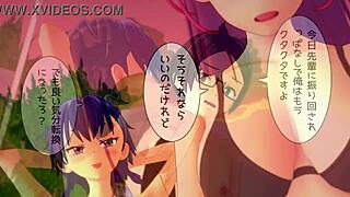 3D anime hentai features detailed blowjob and anal scenes.