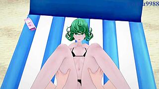 Tatsumaki And Captain Mizuki In Intense Hentai Sex