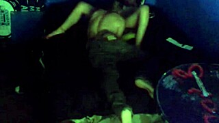 A babysitter with a big ass from the UK gets cum on her face after screaming