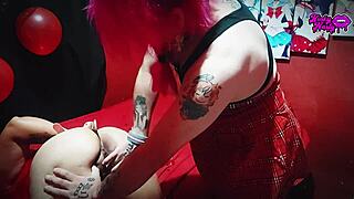 Tetona experiences multiple orgasms on valentine's day