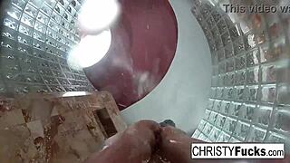 Hot Shower BTS Fun with Christy & Dahlia