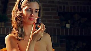 Blonde Smears Cream On Big Tits And Fingers Anal Pussy To Orgasm.