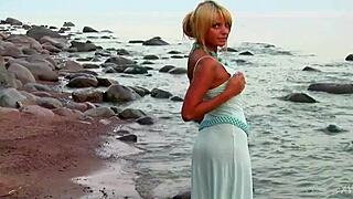 masha strips down for a hot promo tease