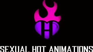 3D animated porn with pool party and toy play