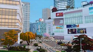 wet ass pussy in 3d hentai preview version, it's animated.