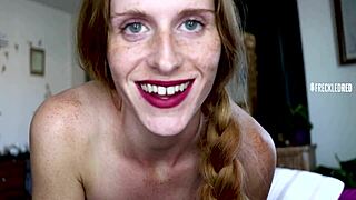 Will You Cum For This Pretty Redhead Slut?