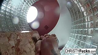 Hot Shower BTS Fun with Christy & Dahlia