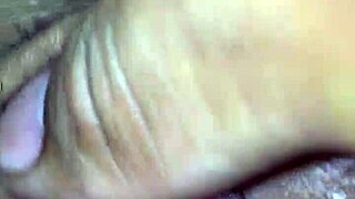 my teen 18+ wife's shaved pussy gets cumshot in 3some