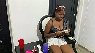 Getting A Haircut Turns Into Intense Anal Fun With The Stylist