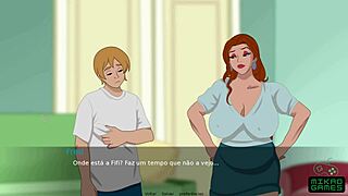 Milf went crazy horny after I came on her big tits in secret house ep 18