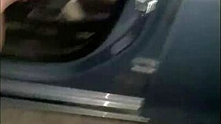 Big tits housewife pisses on the street