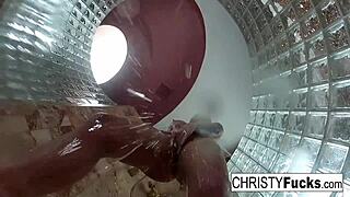 Hot Shower BTS Fun with Christy & Dahlia