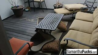 samantha saint says, 'morning fun with my big tits and ass'