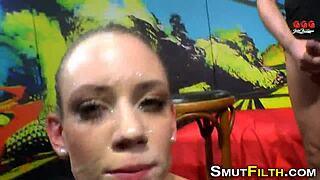 European sluts in hardcore action with facial fetish scenes