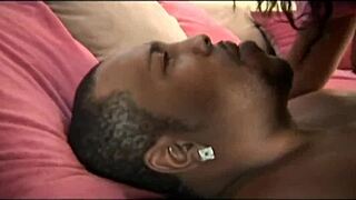 Ebony beauties showcase big tits and monster cocks in compilation.