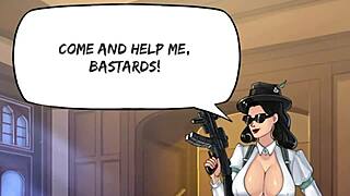 The darkest moments of this super heroine the lewd knight