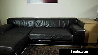 Hot milf Sara Jay gets a facial in this hardcore scene