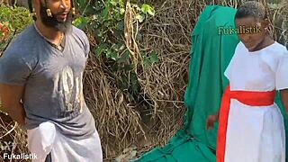 The prophetess delivers ancient visions in the temple.