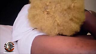 Afro Queen Meets Big Cock Rodrigo for First Wild Ride