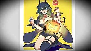 Cosplay waifu in anime-inspired costume for fun