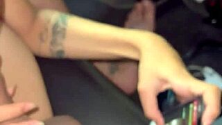 Filming Friend's Intense Public Webcam Session In Car