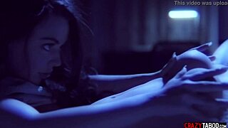 Young woman agrees to have sex with a man and a sex doll