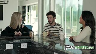 you do porn with your gf and stepson in taboo threesome?