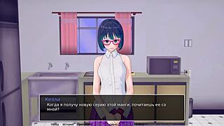 Finger play and anal sex with an Asian woman in a roleplay game
