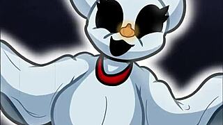 Cosplay waifu in anime-inspired costume for fun