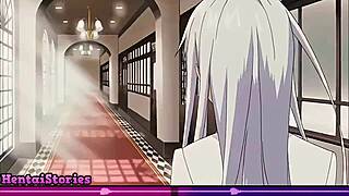 Horny Teen's Pussy Stuffed with Large Cock in Wild Hentai Game