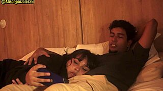 Watching netflix with stepsister but couldn't resist fucking her mouth