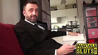 Chloe Carter gets oral punishment from Pascal's big dick in garage! 😈