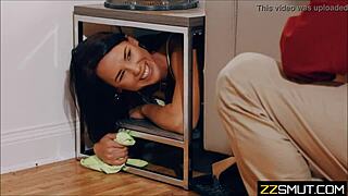 Stuck Babysitter Banged in Doggy Group Fuck