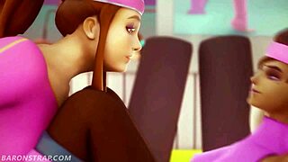 Anime hentai features detailed lesbian training in 3d porn scenes.