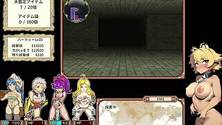 Danero plus live play part 1: four bitches challenge dungeon exploration god game.