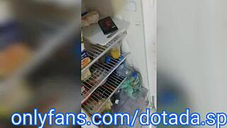 Asian cutie gets a facial after a hot blowjob and fucking session