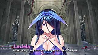stealing a monster girl harem episode 5 with amazing blowjob in anime hentai game